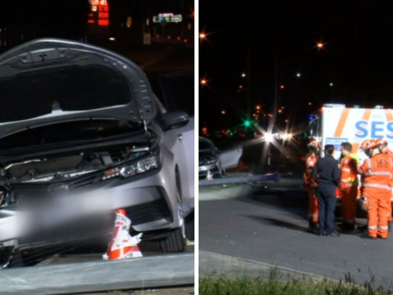 A child is in a critical condition and another has serious injuries following a shocking crash on a Melbourne road.