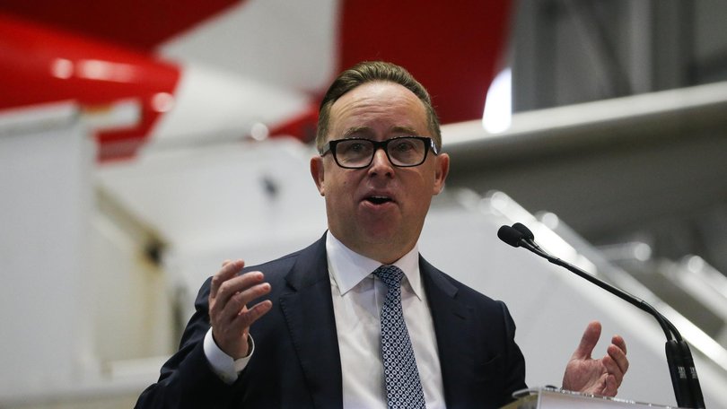 Mr Joyce led Qantas as chief executive for 15 years, navigating the airline through some of its most turbulent periods. Picture: NewsWire / Gaye Gerard