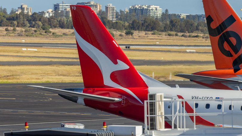 Mr Joyce’s new book promises an unfiltered look at his time leading Australia’s flagship airline, from boardroom battles to industry crises. Picture: NCA NewsWire / Ben Clark