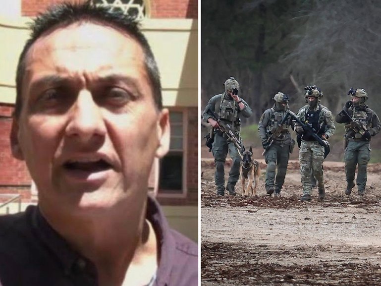 Dezi Freeman, wanted over the deaths of two officers during a shootout in Victoria. 