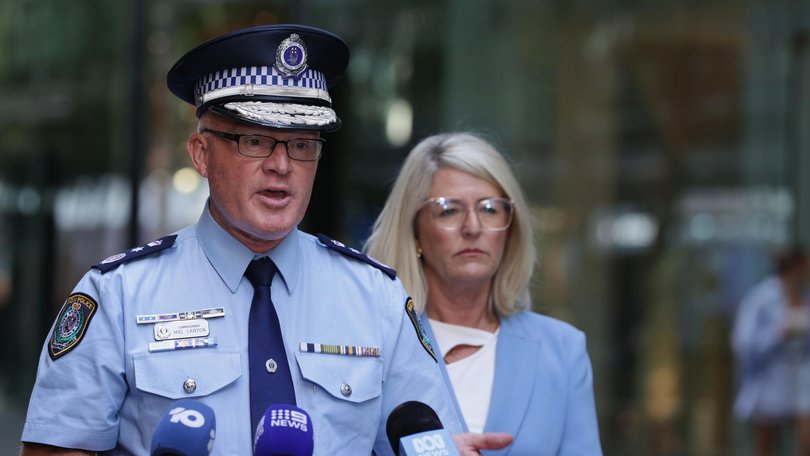 NSW Commissioner Mal Lanyon said retail theft had gone up by 40 per cent over the past two years. NewsWire / Jane Dempster