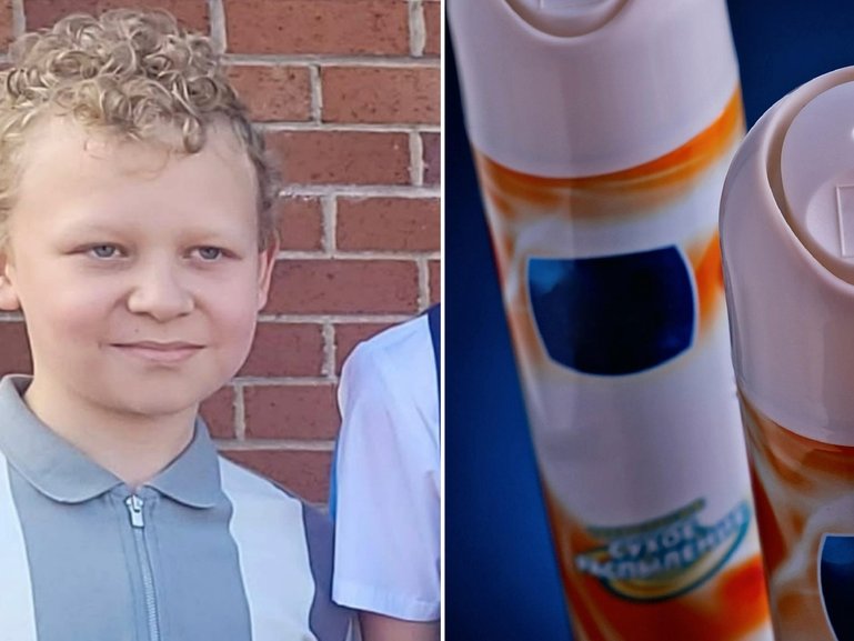 Oliver Gorman was found with multiple cans of deodorant in his room after inhaling the substance.