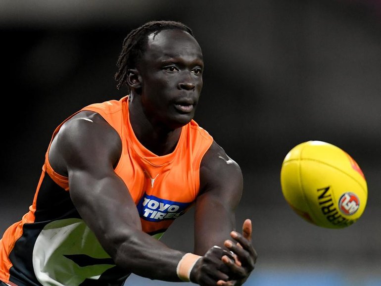 Leek Aleer is staying with the Giants after a trade to St Kilda failed to eventuate. 