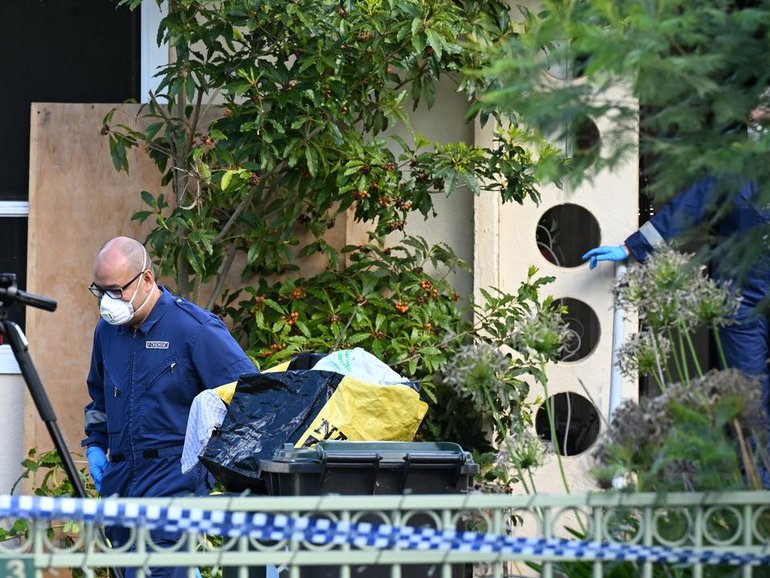 A couple killed a man in a Chadstone home, returning to dump the body and set the property on fire. (James Ross/AAP PHOTOS)