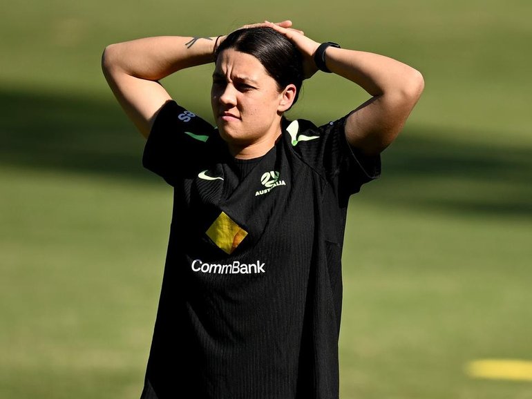 Sam Kerr is on the verge of representing Australia again after a long absence and has big plans. (Dan Himbrechts/AAP PHOTOS)