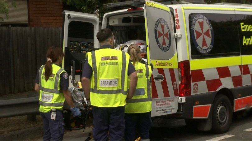 A woman has been taken to hospital in a serious condition.