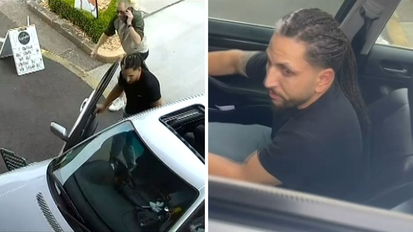The driver was seen on CCTV getting back into the car after the crash and driving off.