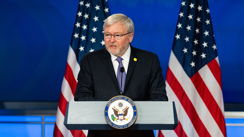 Anthony Albanese has ruled out cutting Kevin Rudd’s tenure as Australian Ambassador to the US short over his past controversial comments about Donald Trump.