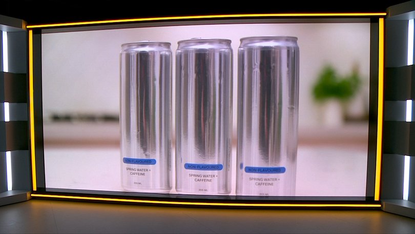 The drink itself only has two ingredients, water and caffeine.