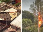 A tornado has ripped through parts of Melbourne as tens of thousands of homes have been left without power in a major thunderstorm event that has smashed parts of eastern Australia.