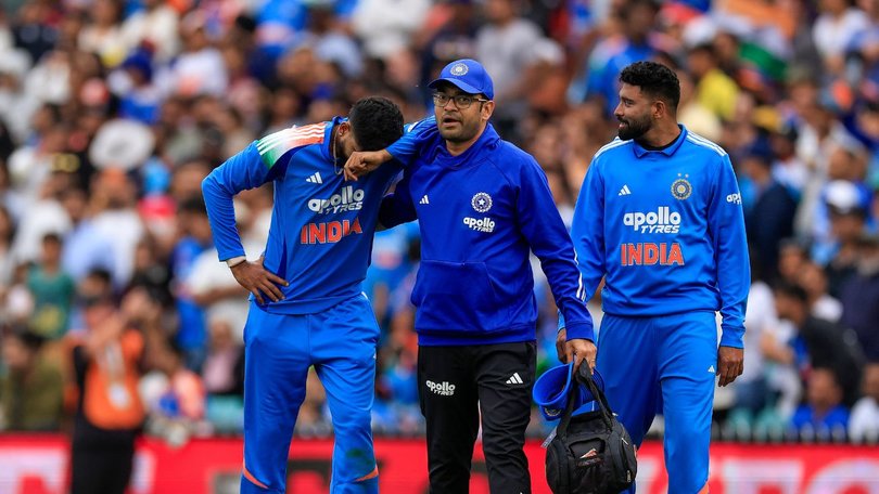 Iyer was in distress when he left the field.