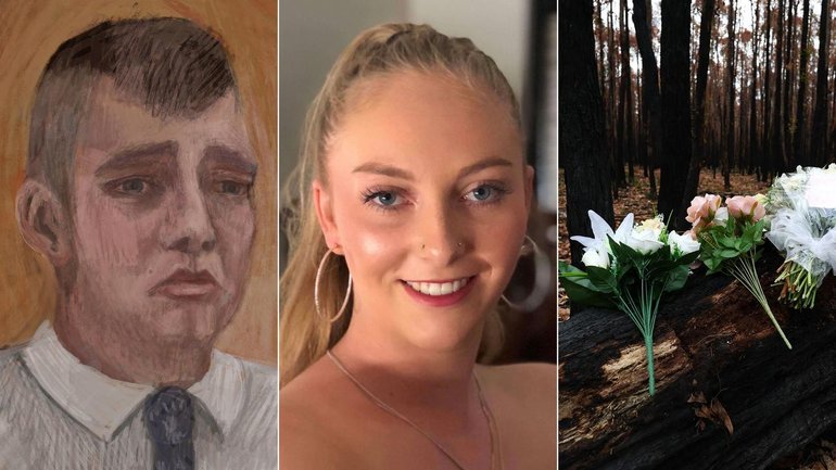 Lachlan Young strangled Hannah McGuire and then burned her body in remote bushland.