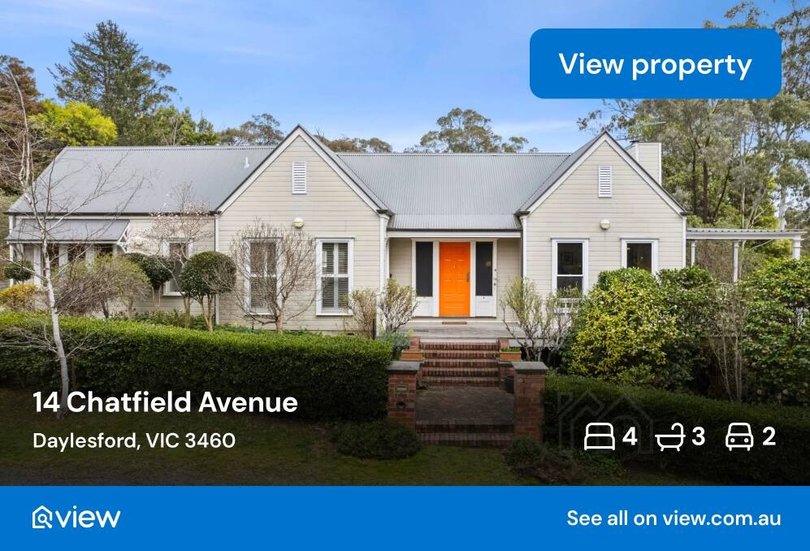 14 Chatfield Avenue, Daylesford sold for $1.95 million on 12 October 2025.
