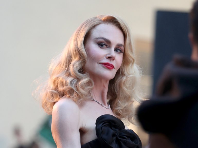 Nicole Kidman walks the runway during Vogue World: Hollywood 2025.