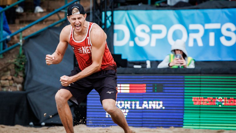Dutch beach volleyball player Steven van de Velde issued a statement after Australian authorities barred his entry to compete in the 2025 world championships.