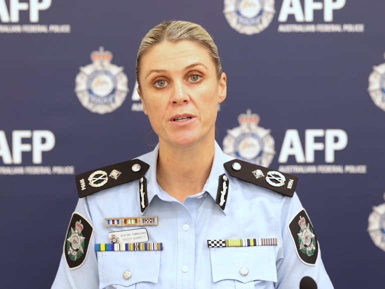 New Australian Federal Police Commissioner Krissy Barrett says the threat of ‘crimefluencers’ is worrying and still new to Australian authorities.
