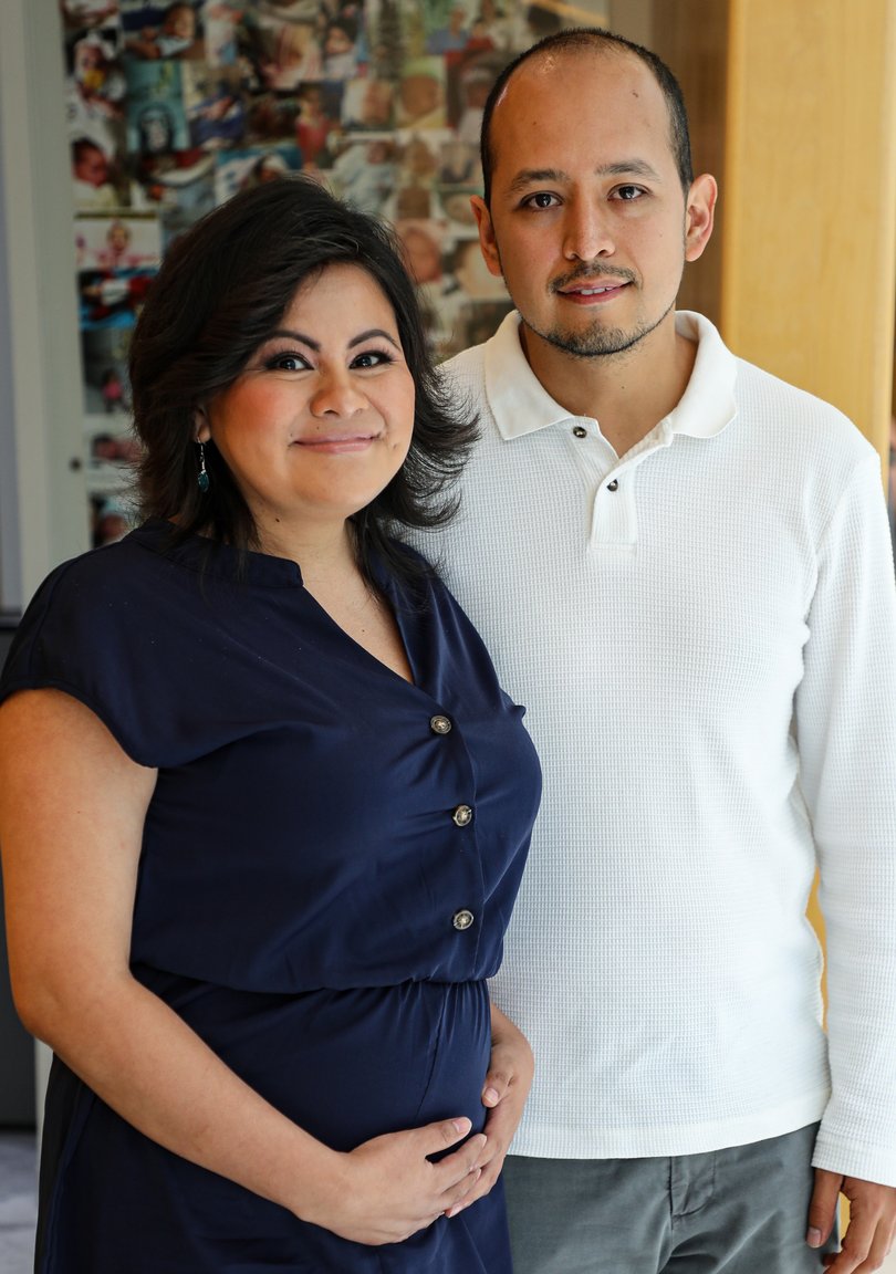 Noemi Pichardo and her husband Edson Macouzet.