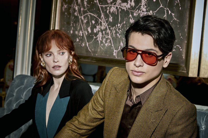 Sunglasses crafted by Italian eyewear house Sestini