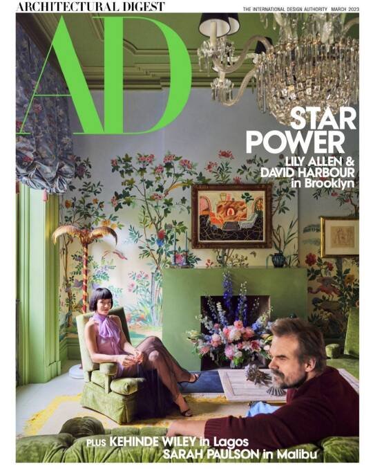 The brownstone was featured in Architectural Digest. Pic: Instagram/archdigest.