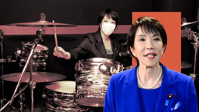 Japanese PM Sanae Takaichi plays the drums and listens to heavy metal to let off steam.
