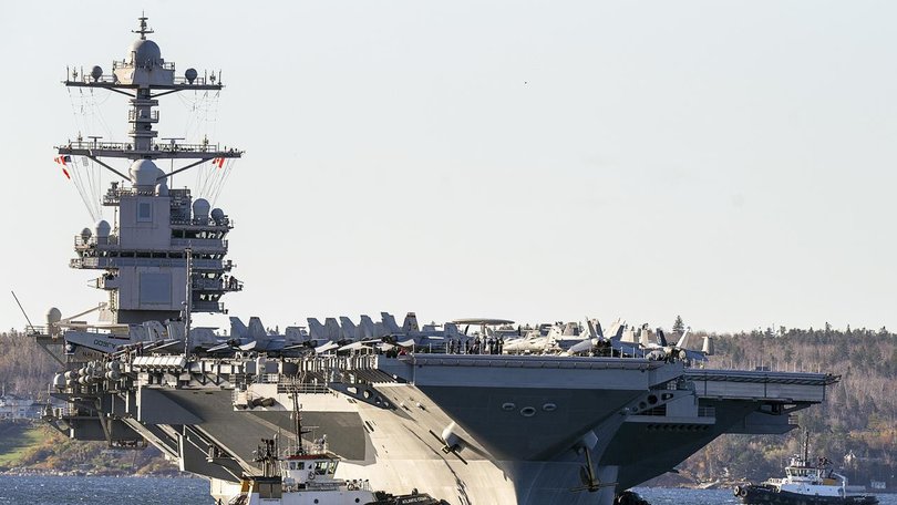The US administration has ordered the Ford carrier strike group to the Caribbean.