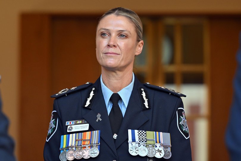 New AFP commissioner Krissy Barrett.