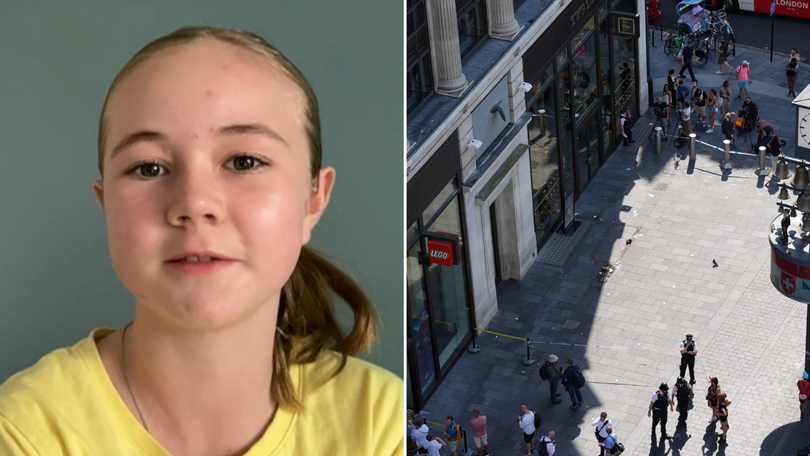 Australian girl Laila Johnson was stabbed by a  stranger at Leicester Square in London.
