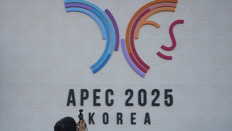 North Korea has reportedly test-fired missiles as regional leaders are set to gather in South Korea.