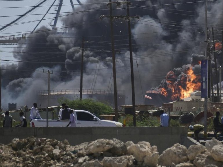 Fighting between the Sudanese army and the Rapid Support Forces has displaced millions of people. (AP PHOTO)