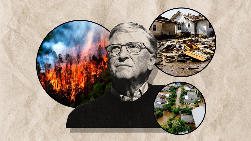 Bill Gates appears to have shifted his stance on climate change in a new memo from the Microsoft co-founder.