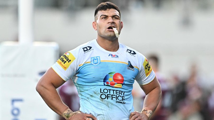 David Fifita's move from the Titans to the Rabbitohs has been confirmed, offering him a fresh start. (James Gourley/AAP PHOTOS)