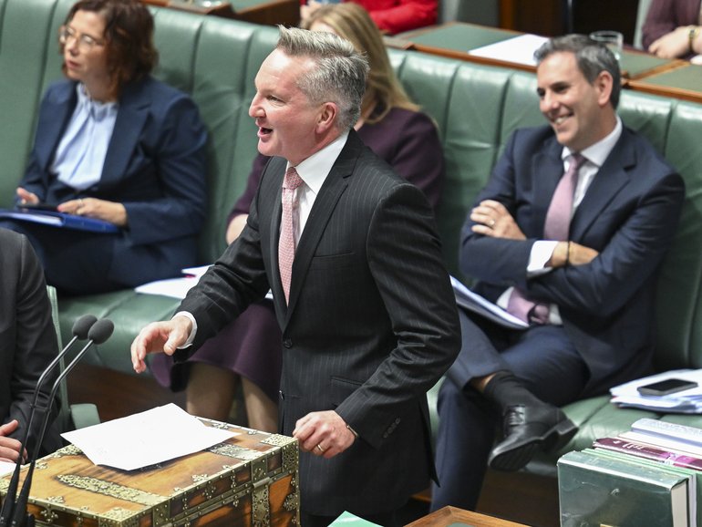 Chris Bowen says taxpayers maybe forced to bail out Australia’s biggest aluminium smelter.