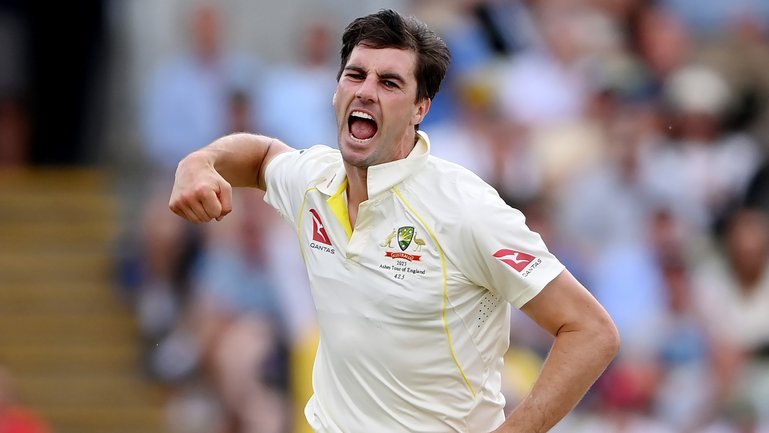 Pat Cummins during the 2023 Ashes.