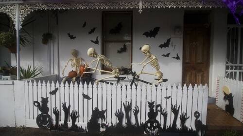 Halloween decorations, Melbourne Victoria Pic: Shutterstock