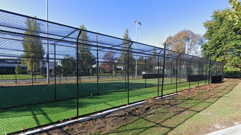 The Ferntree Gully cricket nets where the incident occurred. 