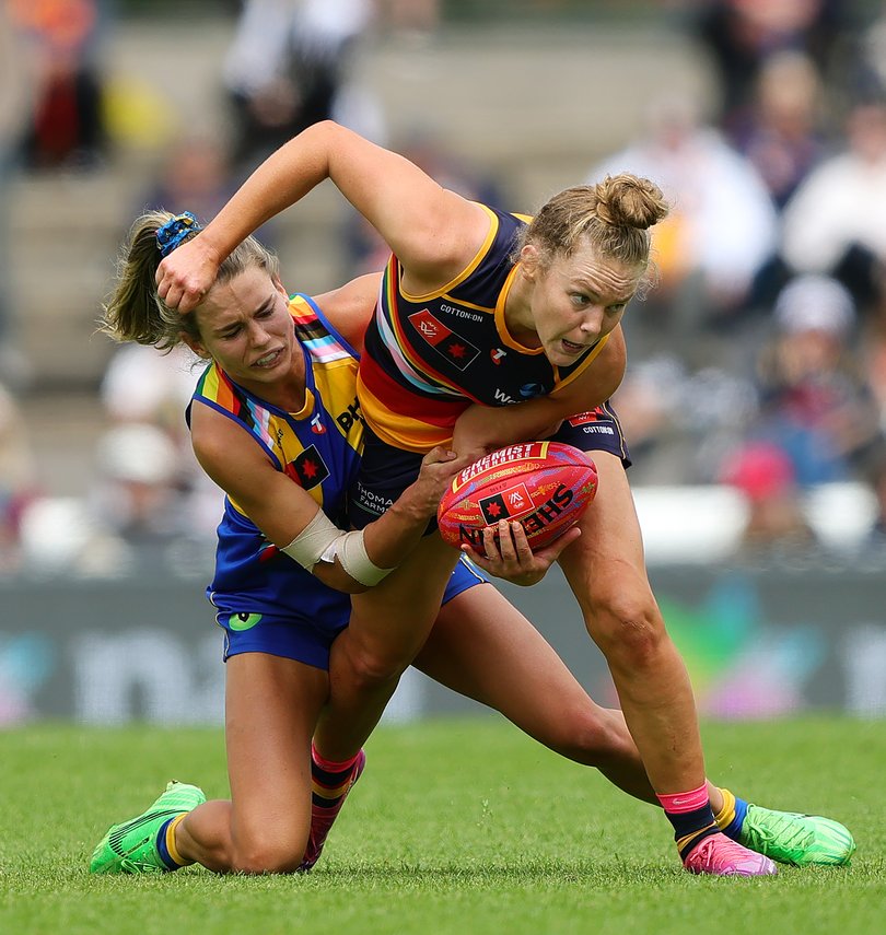Ella Roberts’ tackling prowess on display.