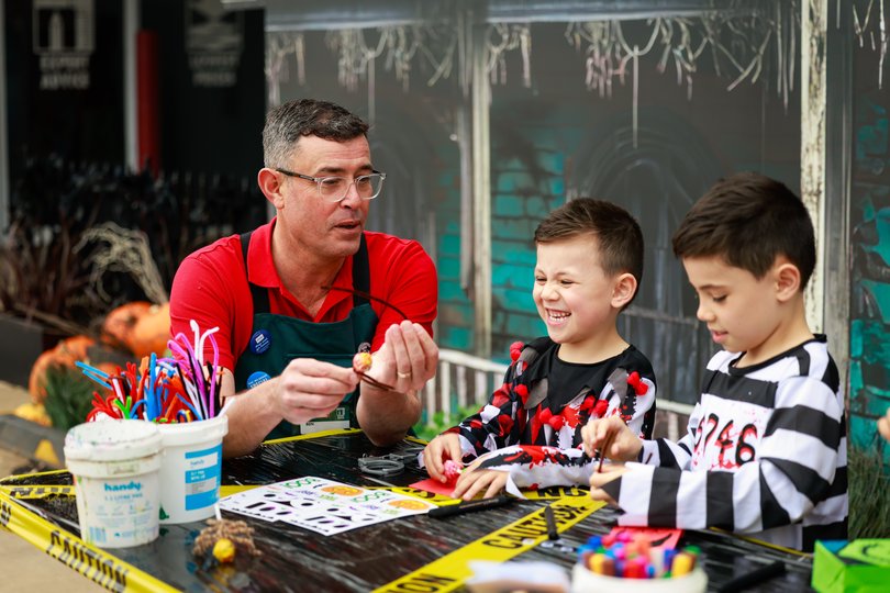 Thrill-seeking families can dive into dress-up fun, a hands on DIY workshop, trick-or-treat stations, and even petting zoos.