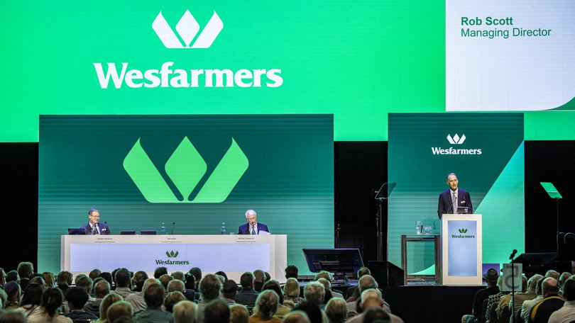 Wesfarmers chief executive Rob Scott will deliver a mixed trading outlook to the AGM in Perth later on Thursday. 