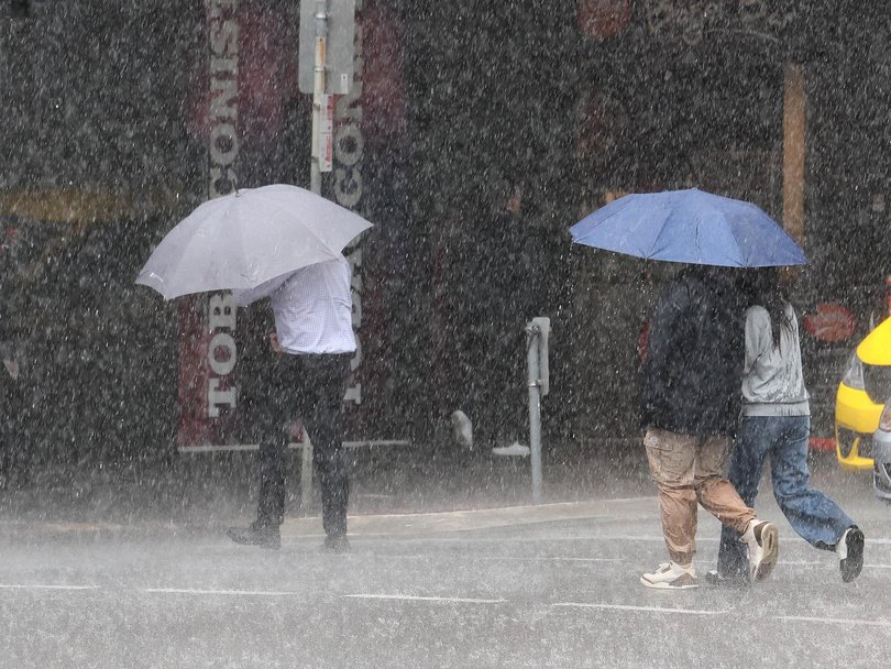 It’s going to be a wet and soggy end of the week for Brisbane. Picture: NewsWire/Tertius Pickard