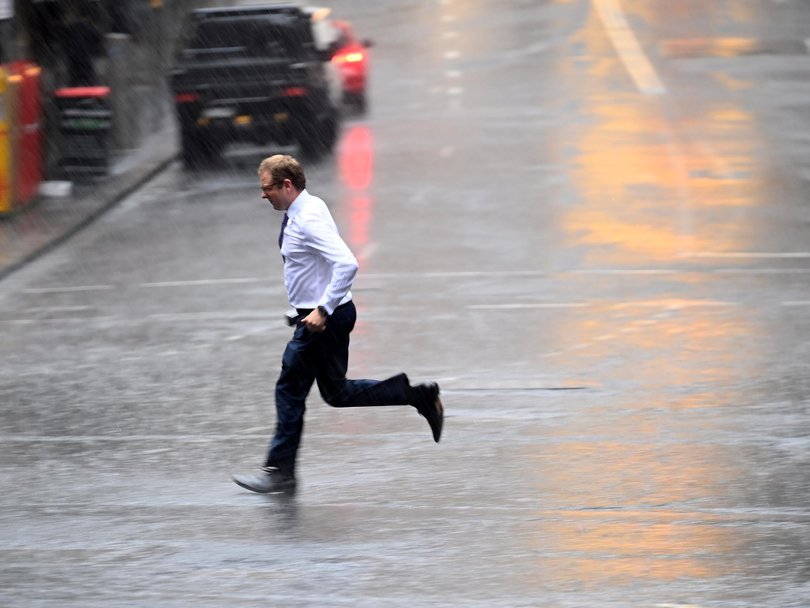 The rain will hit Melbourne early next week. Picture: NewsWire / Jeremy Piper