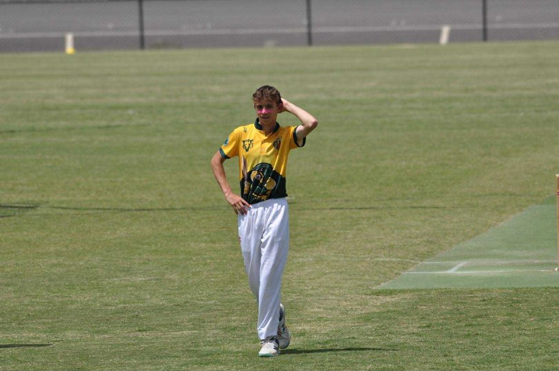 Ben Austin playing for his beloved Ferntree Gully.