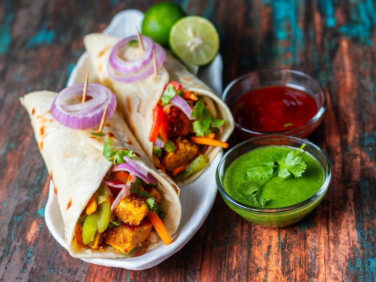 Paneer kathi rolls are spiced and vibrant. Here’s how to make them. 