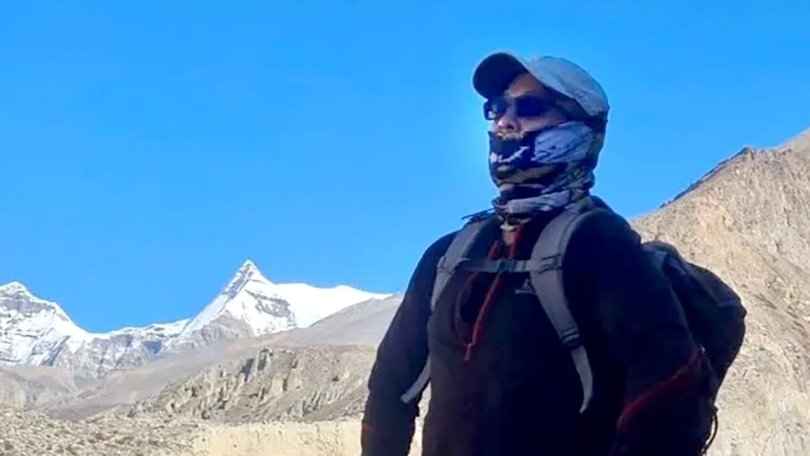Chin Tark Chan died on Wednesday while attempting to climb the 7126m Himlung Himal, a Himalayan peak near the Tibetan border. Picture: GoFundMe