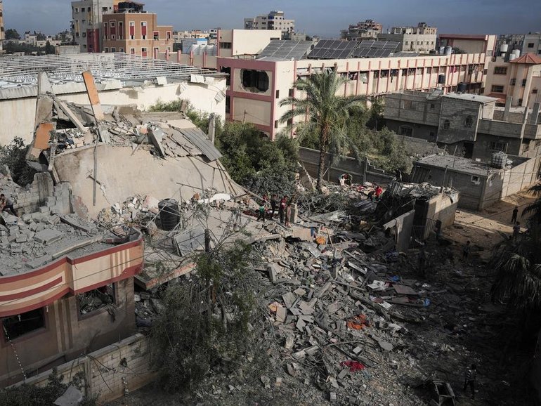 Israel continues to bombard Gaza despite saying that it remains committed to a ceasefire. (AP PHOTO)