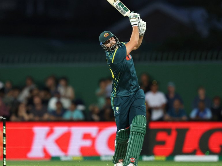 Tim David smashed a six on the roof. 