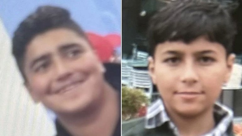 Loay, 18, (left) and Waleed, 13, (right).