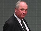 Barnaby Joyce says he has more to go through with fellow MPs before making a decision on his future. (Lukas Coch/AAP PHOTOS)