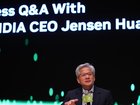 CEO Jensen Huang says Nvidia hasn't sought US export licences for the Chinese market.