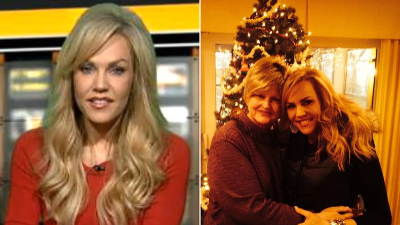 A former TV anchor has been charged with murder after her mother was allegedly stabbed to death.