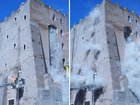 A worker buried under a collapsed section of Rome’s medieval Torre dei Conti has been rescued.